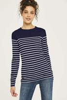 Thumbnail for your product : Long Tall Sally Detailed Breton Tee