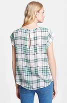 Thumbnail for your product : Joie 'Rancher' Plaid Silk Top