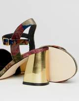 Thumbnail for your product : ASOS HOLYWELL Velvet Heeled Sandals
