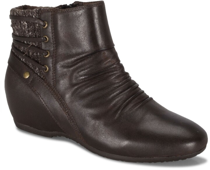 bare traps sheigh wedge bootie
