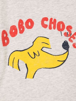 Bobo Choses sniffing dog logo-print T-shirt