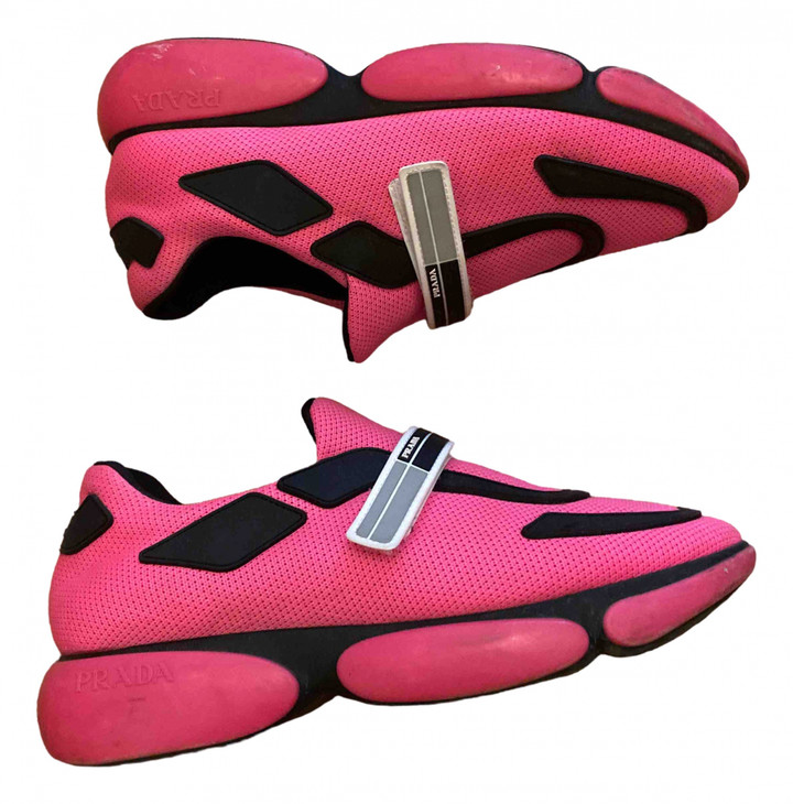 prada cloudbust womens pink