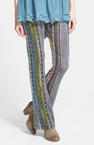 Thumbnail for your product : Lily White Print Bell Bottom Pants (Juniors)