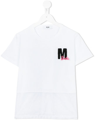 MSGM Kids Barbie T-shirt