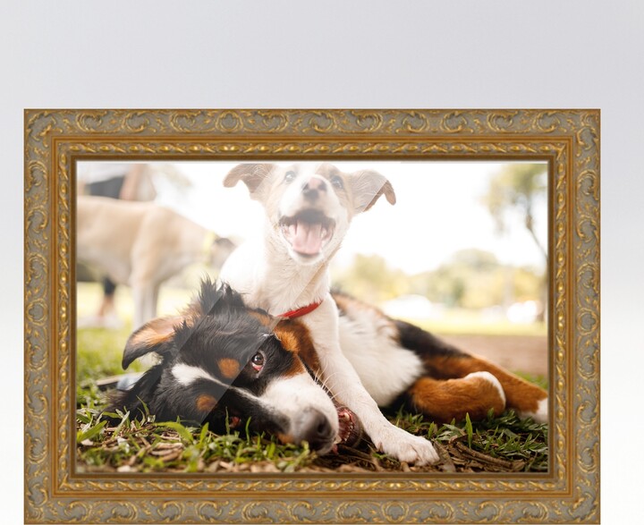 CustomPictureFrames.com 30x30 Dark Brown Real Wood Picture Frame Width 0.75  inches