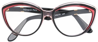 Yves Saint Laurent Pre-Owned Cat Eye Optical Glasses