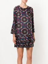 Thumbnail for your product : P.A.R.O.S.H. floral long-sleeved dress