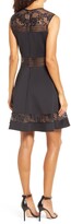 Thumbnail for your product : SHO by Tadashi Shoji Lace Trim Fit & Flare Dress