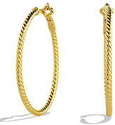 Thumbnail for your product : David Yurman Cable Classics Hoop Earrings in Gold
