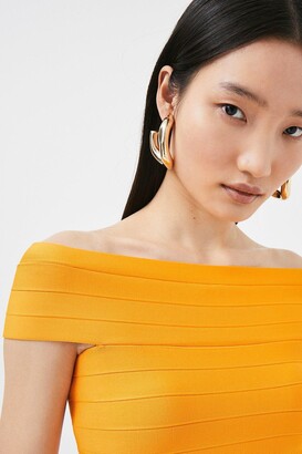 karen millen yellow top