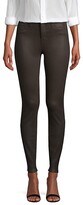 Thumbnail for your product : L'Agence Margot High-Rise Coated Skinny Ankle Jeans