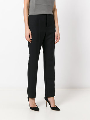 Balenciaga high-waisted pants - women - Cotton/Mohair/Wool - 36