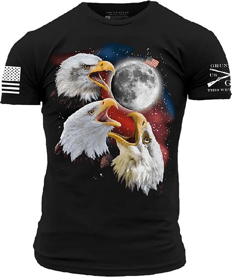 Men's Grunt Style Freesome T-Shirt Medium Black