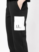 Thumbnail for your product : Armani Exchange Logo-Patch Track Pants