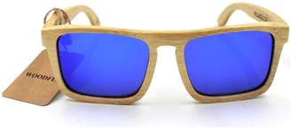 woodful Bamboo Sunglasses,100% Hand Made Wooden Sun Glasses,Men Women Wood glasses (, Yellow)