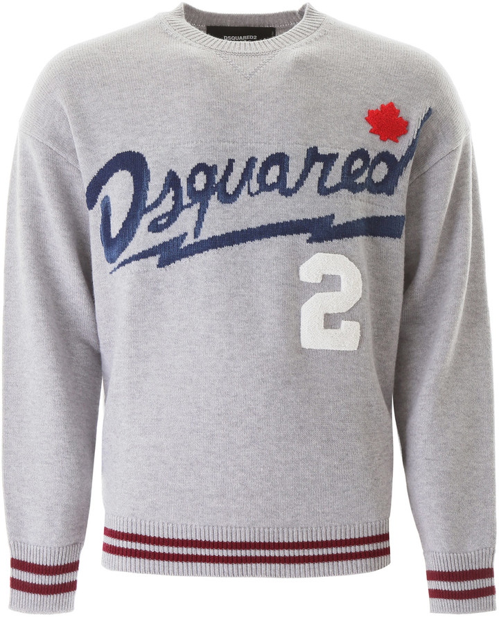 dsquared striped jumper