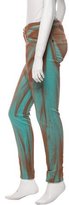 Thumbnail for your product : Plein Sud Jeans Low-Rise Printed Jeans w/ Tags