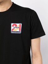 Thumbnail for your product : DSQUARED2 logo-patch cotton T-shirt
