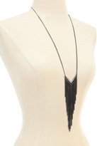 Thumbnail for your product : Forever 21 Fringed Chevron Necklace