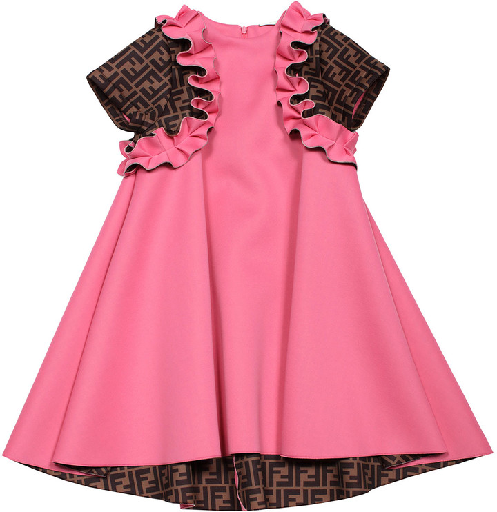 pink fendi dress