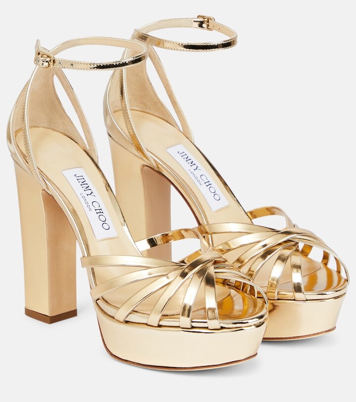 Gold Platform Heels | ShopStyle