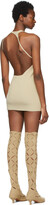 Thumbnail for your product : Isa Boulder SSENSE Exclusive Beige Mini Mini Dress
