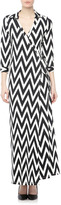 Thumbnail for your product : Julie Brown JB by Jasper Wrap-Front Maxi-Dress, Black/White