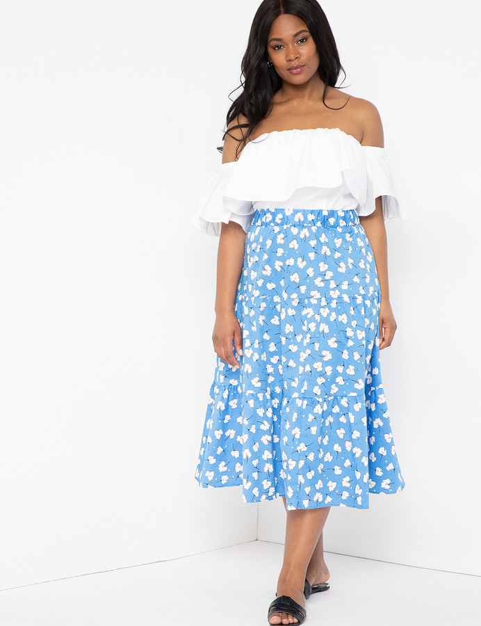 trendy plus size skirts