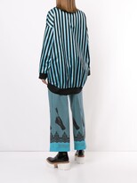 Thumbnail for your product : Undercover Striped Long Sleeve Top
