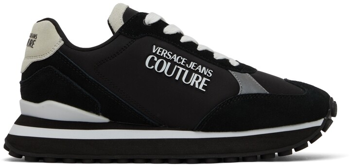 Versace Jeans Couture Black Spyke Sneakers - ShopStyle