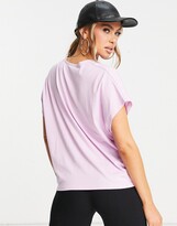 Thumbnail for your product : DKNY twisted front top in lilac