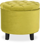 Thumbnail for your product : Darien Fabric Tufted Storage Ottoman, Direct Ships for just $9.95