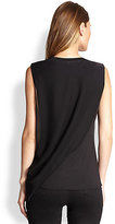 Thumbnail for your product : Elie Tahari Mixed-Media Jessica Top