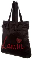 Thumbnail for your product : Lanvin Embroidered Satin Tote