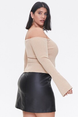 Forever 21 Plus Size Off-the-Shoulder Sweater