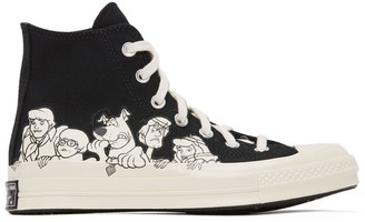 mens black and white converse