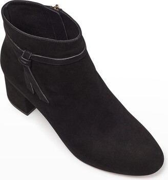 Kate Spade Knott Mid-Heel Ankle Boots