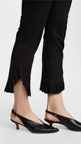 Thumbnail for your product : Paige Jacqueline Mini Ruffle Jeans