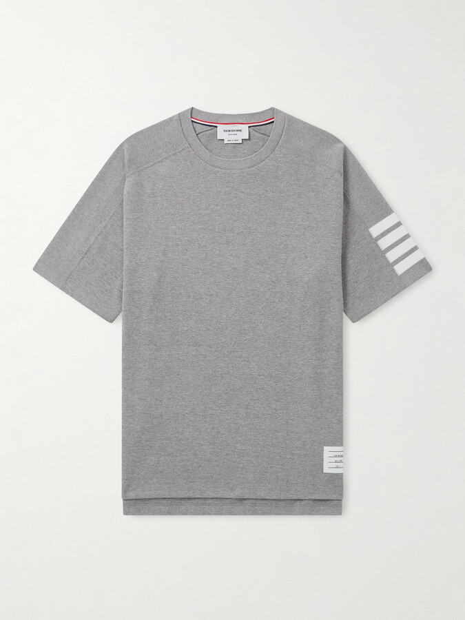 Thom Browne Striped Cotton-Jersey T-Shirt