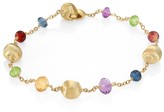 Thumbnail for your product : Marco Bicego Africa 18K Yellow Gold & Mixed Gemstone Station Bracelet