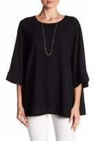 Thumbnail for your product : Anne Klein 3/4 Dolman Sleeve Oversized Blouse