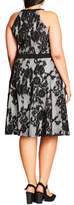 Thumbnail for your product : City Chic Plus Size Women's Lace Fit & Flare Dress