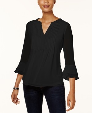 charter club petite blouses