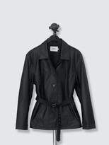 Thumbnail for your product : Deadwood Tyra Leather Coat