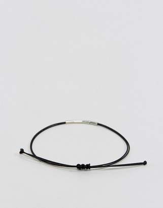 ASOS Pack of 3 Fine Fabric and Chain Bracelets
