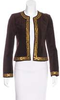 Thumbnail for your product : Tory Burch Embellished Suede Jacket