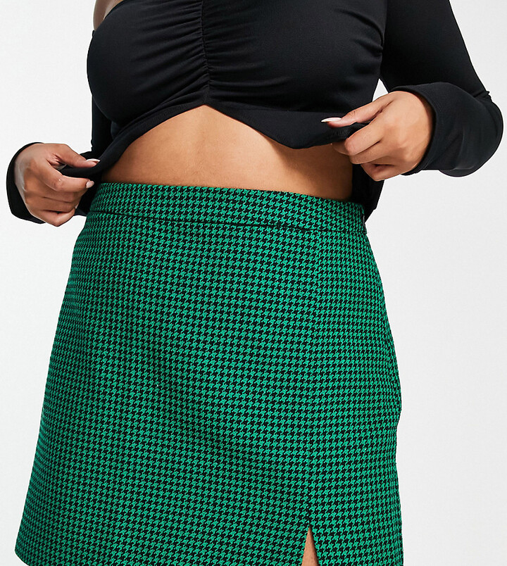 Co Ord Topshop Green Boucle Mini Skirt TED BAKER Lios Bouclé Mini