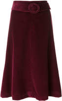 Thumbnail for your product : P.A.R.O.S.H. pleated midi skirt