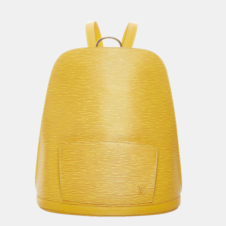 Louis Vuitton Yellow Epi Gobelins ShopStyle Backpacks