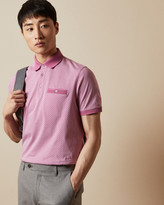 Thumbnail for your product : Ted Baker SCULPT Geo print polo top